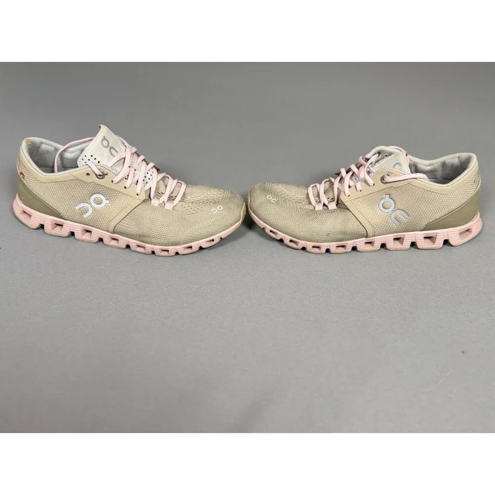 On Running Cloud Women’s Size 8 (EU 39) Tan Pink Athletic Swiss Engineering